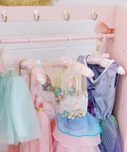 TeamsonUS Fantasy Fields Little Princess Clothing Rack With Storage And 4 Hangers, Pink Kids 11 TeamsonUS Fantasy Fields Little Princess Clothing Rack With Storage And 4 Hangers, Pink Kids