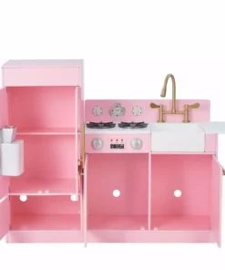 TeamsonUS Teamson Kids - Little Chef Chelsea Modern Play Kitchen - Pink / Gold 16 TeamsonUS Teamson Kids - Little Chef Chelsea Modern Play Kitchen - Pink / Gold