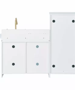 TeamsonUS Teamson Kids - Little Chef Chelsea Modern Play Kitchen - White / Gold 18 TeamsonUS Teamson Kids - Little Chef Chelsea Modern Play Kitchen - White / Gold