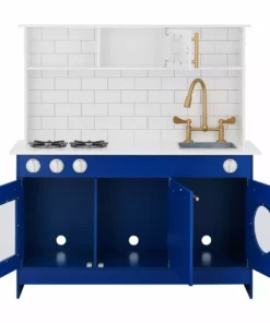 TeamsonUS Teamson Kids - Little Chef Berlin Modern Play Kitchen - White / Blue 16 TeamsonUS Teamson Kids - Little Chef Berlin Modern Play Kitchen - White / Blue