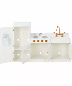 TeamsonUS Teamson Kids Little Chef Paris Complete Kitchen Playset, White