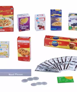 TeamsonUS Teamson Kids Cashier Austin Play Market Checkout Counter With 26 Accessories, Green/Natural 19 TeamsonUS Teamson Kids Cashier Austin Play Market Checkout Counter With 26 Accessories, Green/Natural