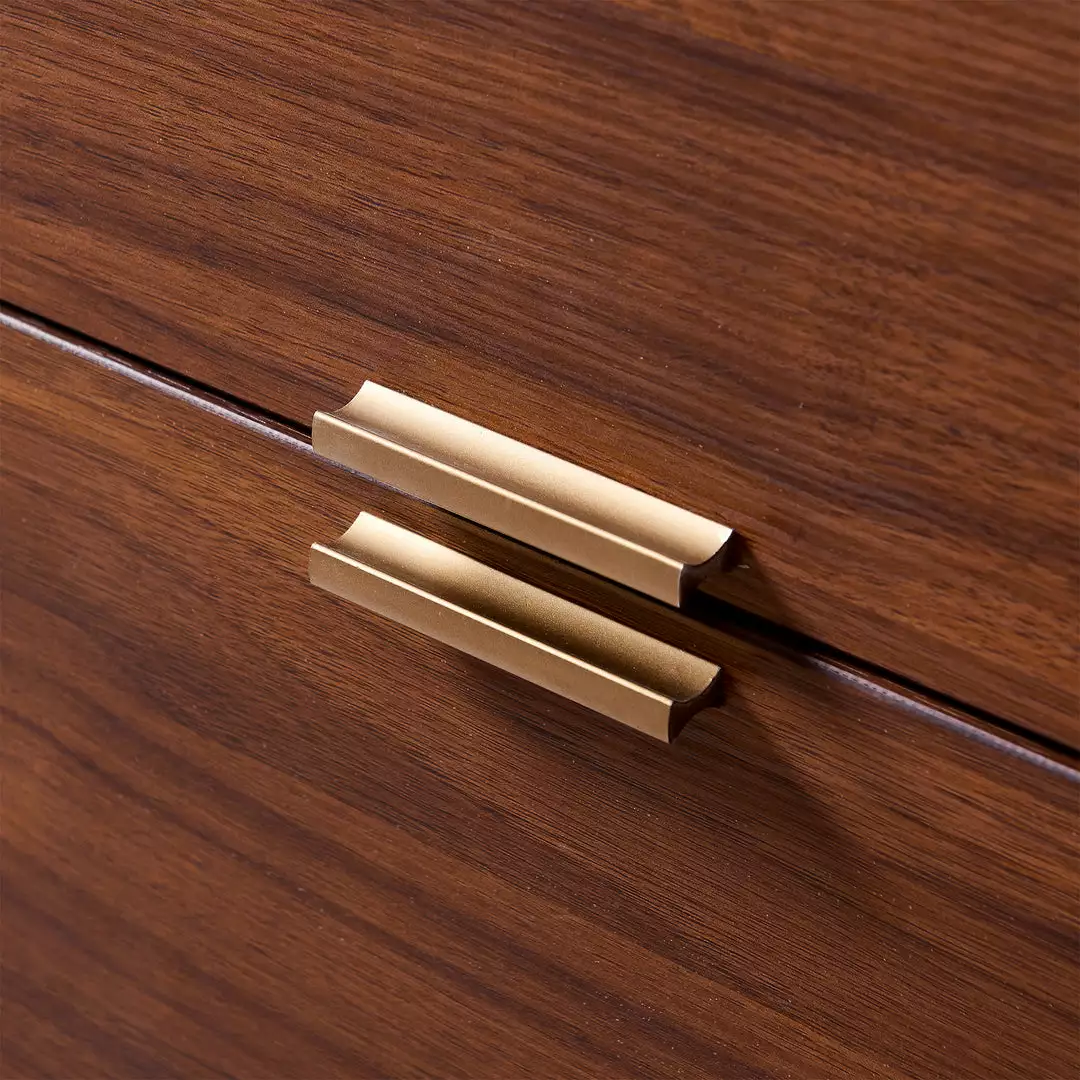 TeamsonUS Teamson Home Ashton Rectangular Wood Sideboard With Marble-Look Top And Metal Legs, Marble/Walnut 9 TeamsonUS Teamson Home Ashton Rectangular Wood Sideboard With Marble-Look Top And Metal Legs, Marble/Walnut