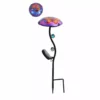 TeamsonUS Teamson Home Outdoor Butterfly Fusion Glass Solar Powered LED Light Stake, Purple 1 TeamsonUS Teamson Home Outdoor Butterfly Fusion Glass Solar Powered LED Light Stake, Purple