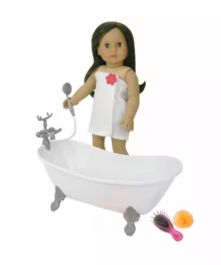 TeamsonUS Sophia's Classic Clawfoot Bathtub Pretend Furniture For 18