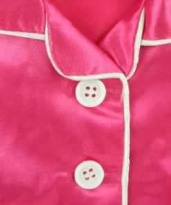 TeamsonUS Sophia's 3 Piece Satin Pajama Set With Slippers For 18