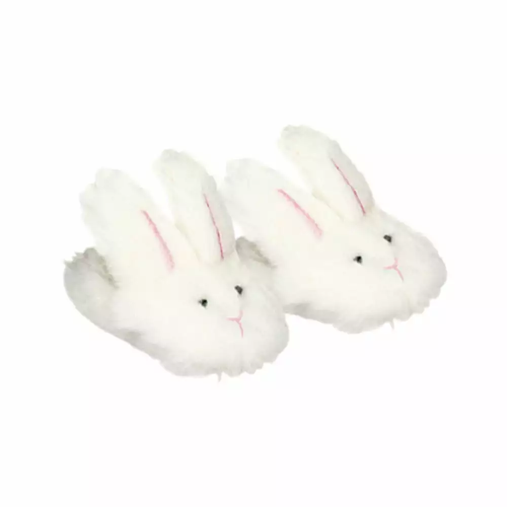 TeamsonUS Kids Sophia's White Bunny Slippers With Rabbit Ears For 18" Dolls 5 TeamsonUS Kids Sophia's White Bunny Slippers With Rabbit Ears For 18" Dolls