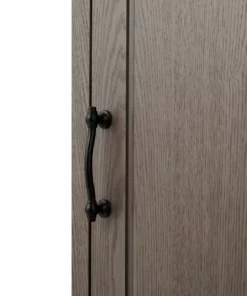 TeamsonUS Teamson Home Russell Modern Farmhouse Linen Tower Storage Cabinet With Open Shelves, Salt Oak 13 TeamsonUS Teamson Home Russell Modern Farmhouse Linen Tower Storage Cabinet With Open Shelves, Salt Oak