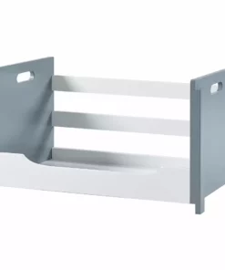 TeamsonUS Teamson Home Cubo Stacking Storage Unit, White/Gray