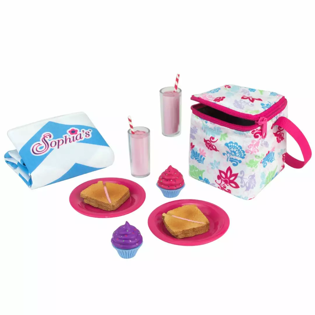 TeamsonUS Sophia's Picnic Lunch Set With Food And Cooler For 18" Dolls 3 TeamsonUS Sophia's Picnic Lunch Set With Food And Cooler For 18" Dolls