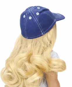TeamsonUS Sophia's Baseball Cap For 18 Inch Boy Or Girl Dolls, Navy Kids