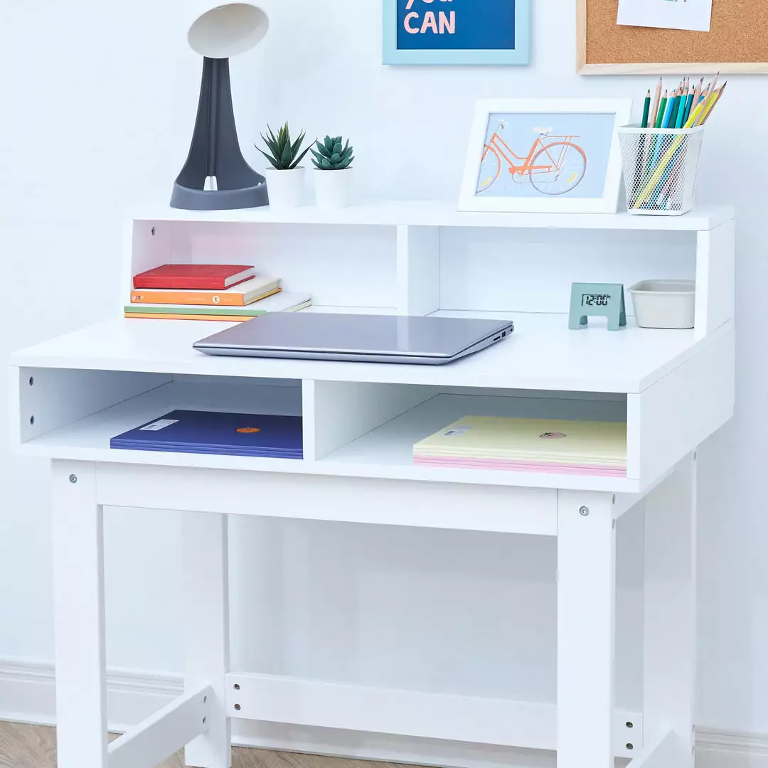 TeamsonUS New Fantasy Fields Wooden Play Writing Desk With Storage And Chair Set, White 10 TeamsonUS New Fantasy Fields Wooden Play Writing Desk With Storage And Chair Set, White