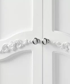 TeamsonUS Teamson Home Versailles Wooden Wall Cabinet With 2 Shelves, White