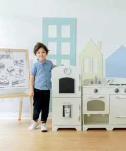 TeamsonUS Teamson Kids - Little Chef Fairfield Retro Play Kitchen - Ivory