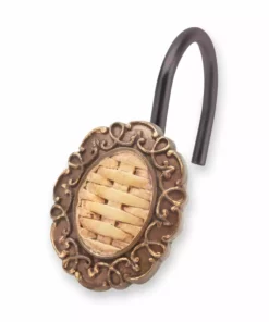 TeamsonUS Teamson Home Decorative Weaving Shower Hook, Set Of 12