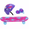 TeamsonUS Sophia's Skateboard, Helmet And Knee Pads Set For 18" Dolls, Multicolor Kids