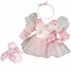TeamsonUS Sophia's 5 Piece Ballet Recital Costume Set For 18'' Dolls, Pink