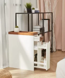 TeamsonUS Teamson Home Narrow Cabinet With Drawers And Tray 6.5