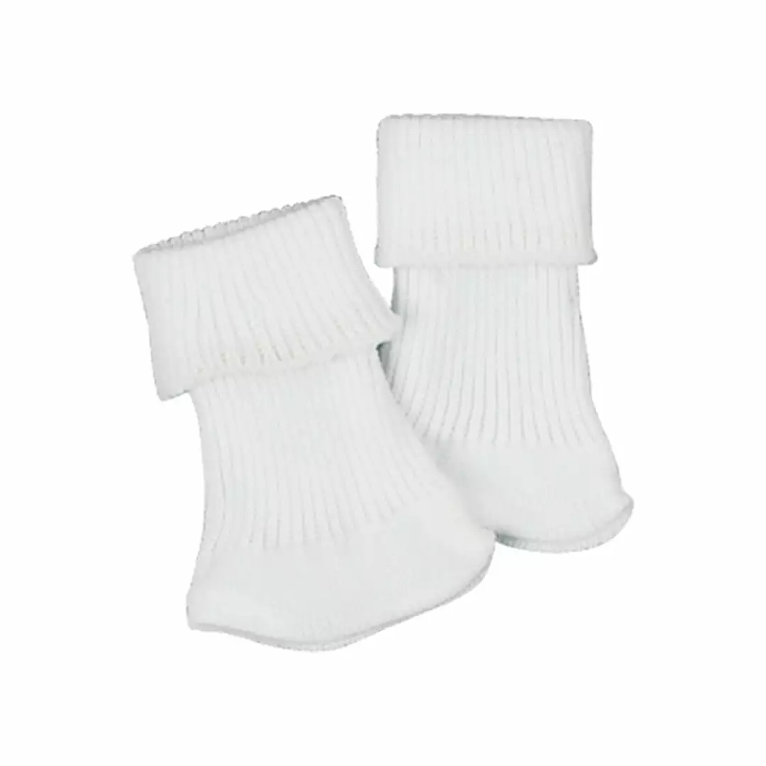 TeamsonUS Sophia's Ribbed Fold Over Cuff Crew Socks For 18" Dolls, White Kids 8 TeamsonUS Sophia's Ribbed Fold Over Cuff Crew Socks For 18" Dolls, White Kids