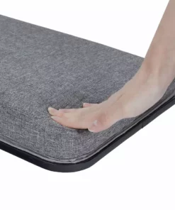 TeamsonUS Teamson Home Trapezi Lap Desk With LED Light, Mouse Pad And Slot, Brown/Gray