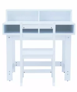 TeamsonUS New Fantasy Fields Wooden Play Writing Desk With Storage And Chair Set, White 24 TeamsonUS New Fantasy Fields Wooden Play Writing Desk With Storage And Chair Set, White