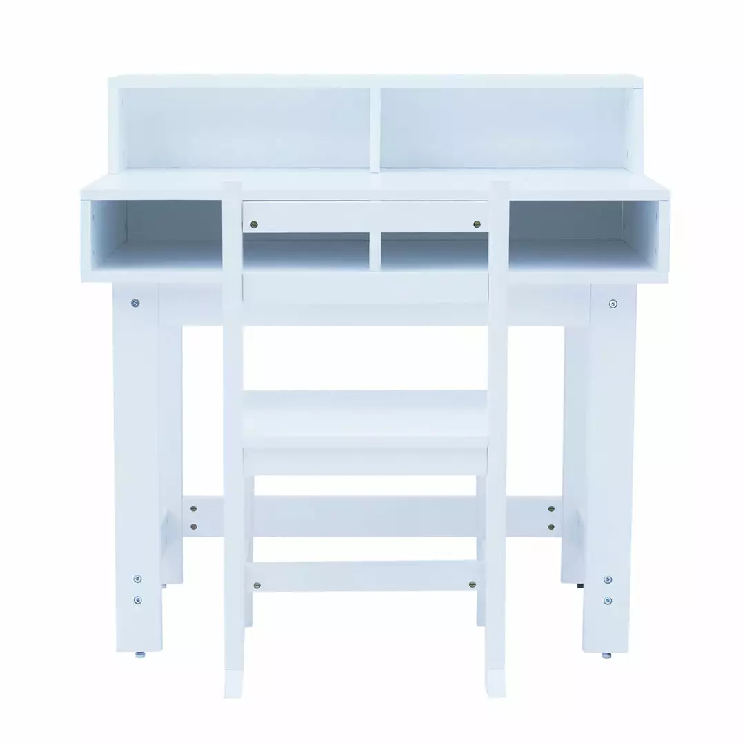 TeamsonUS New Fantasy Fields Wooden Play Writing Desk With Storage And Chair Set, White 12 TeamsonUS New Fantasy Fields Wooden Play Writing Desk With Storage And Chair Set, White