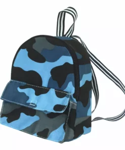 TeamsonUS Sophia's Camouflage Nylon Backpack For 18" Dolls, Blue Kids