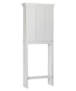 TeamsonUS Teamson Home Stratford Wooden Space Saver With Shutter Doors, White 11 TeamsonUS Teamson Home Stratford Wooden Space Saver With Shutter Doors, White