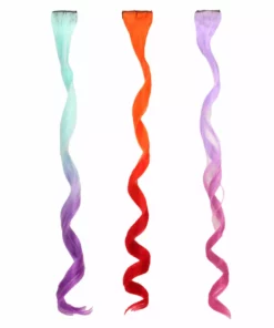 TeamsonUS Kids Sophia's Doll Curly Hair Extensions With 3 Transitional Colors