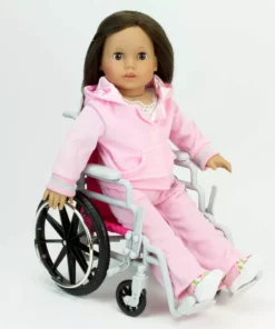 TeamsonUS Kids Sophia's Wheelchair, Cast And Crutches Set For 18