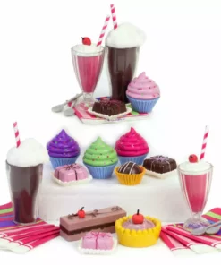 TeamsonUS Sophia's Sweets & Soda Fountain Accessories Set For 18