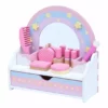 TeamsonUS Teamson Kids Little Dreamer Wooden Tabletop Vanity Set With 9 Play Accessories, Pink 1 TeamsonUS Teamson Kids Little Dreamer Wooden Tabletop Vanity Set With 9 Play Accessories, Pink