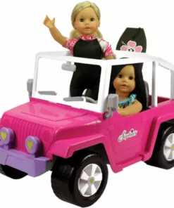 TeamsonUS Sophia's 4 X 4 Hot Pink Beach Cruiser Truck For 18" Dolls