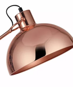 TeamsonUS Teamson Home Arco Floor Lamp With Bell Shade, Rose Gold 11 TeamsonUS Teamson Home Arco Floor Lamp With Bell Shade, Rose Gold