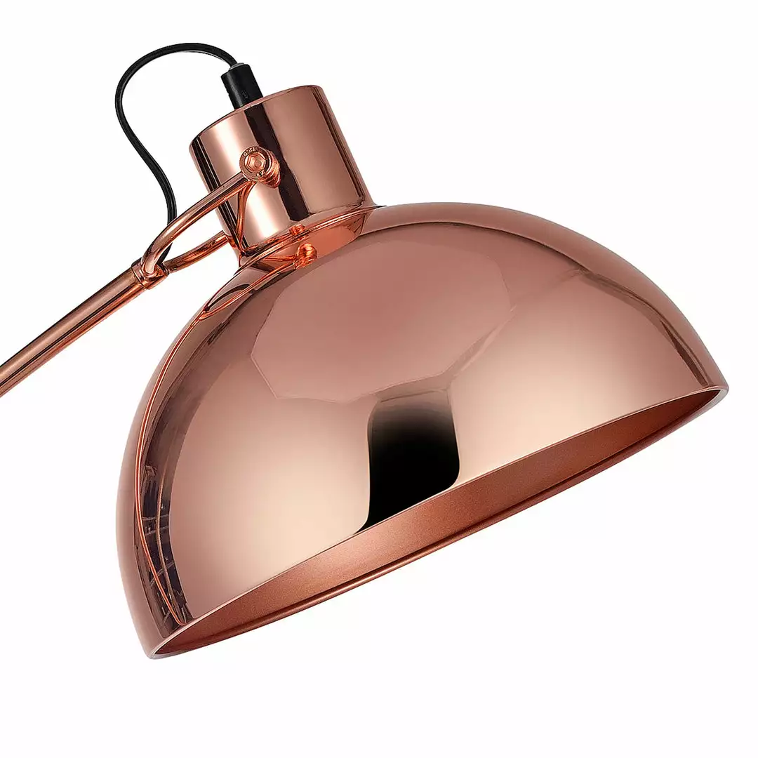 TeamsonUS Teamson Home Arco Floor Lamp With Bell Shade, Rose Gold 7 TeamsonUS Teamson Home Arco Floor Lamp With Bell Shade, Rose Gold