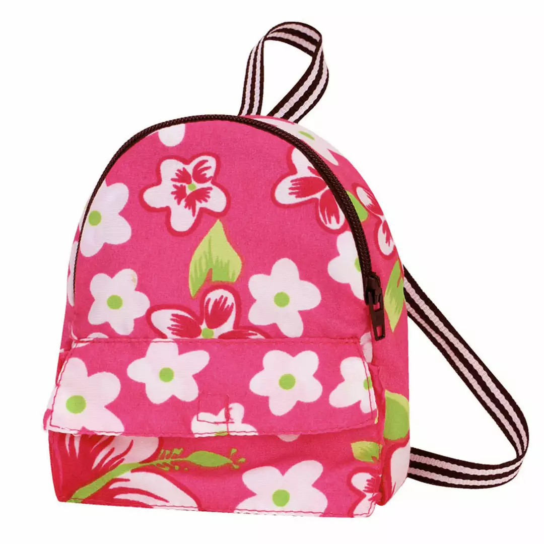 TeamsonUS Sophia's Flower Print Backpack For 18" Dolls, Hot Pink Kids 3 TeamsonUS Sophia's Flower Print Backpack For 18" Dolls, Hot Pink Kids