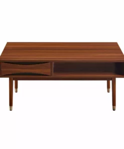 TeamsonUS Teamson Home Dawson Modern Wooden Coffee Table With Storage, Walnut 13 TeamsonUS Teamson Home Dawson Modern Wooden Coffee Table With Storage, Walnut