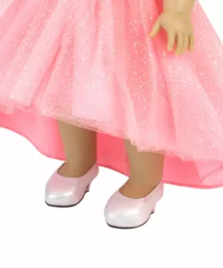 TeamsonUS Sophia's Sparkling Platform High Heels For 18