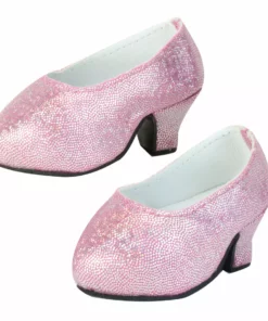TeamsonUS Sophia's Sparkling Platform High Heels For 18" Dolls, Pink Kids