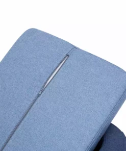 TeamsonUS New Teamson Pets Bennett Elevated Linen Sofa Pet Daybed For Small And Medium Dogs, Navy