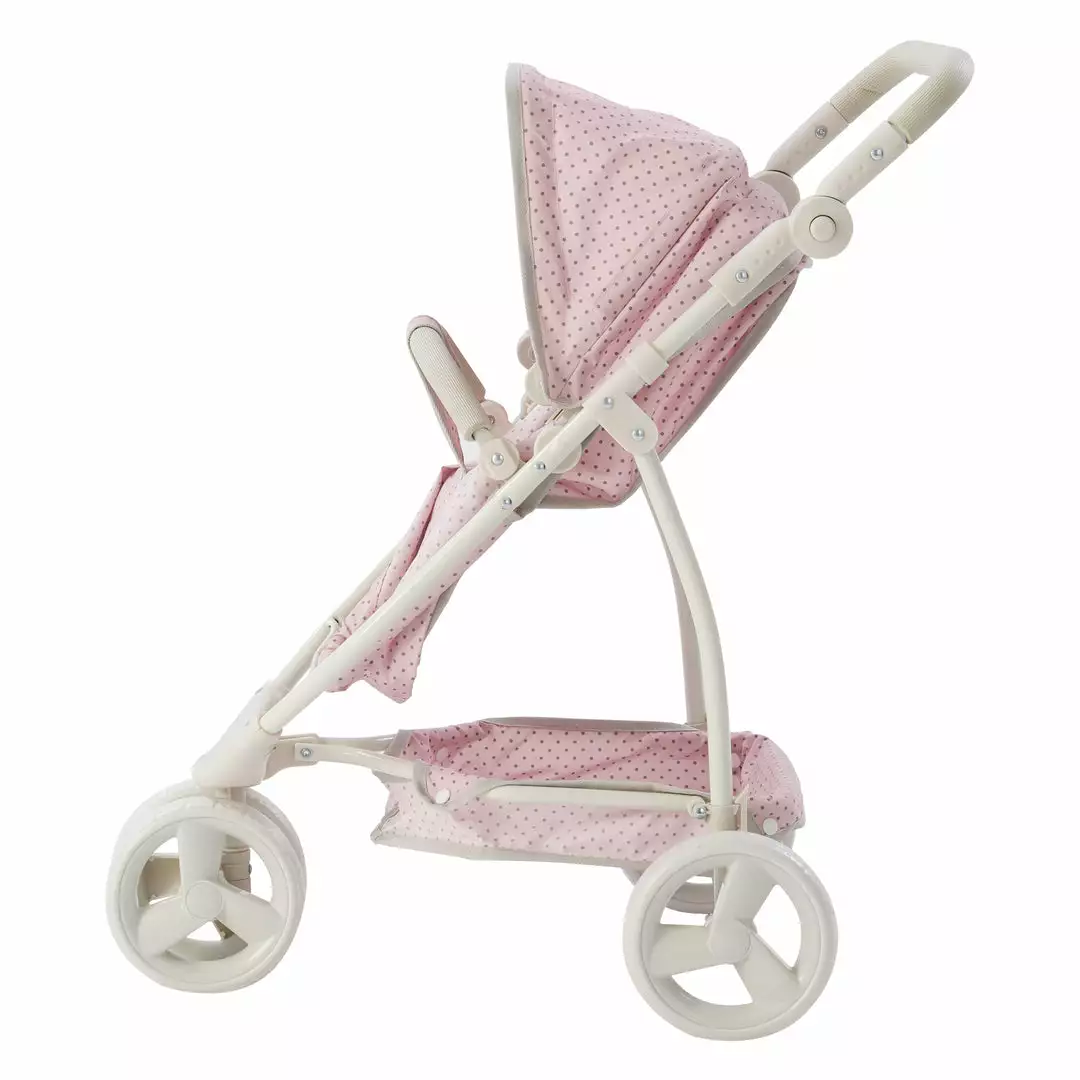 TeamsonUS Olivia's Little World Polka Dots Princess 2-in-1 Baby Doll Stroller, Pink 8 TeamsonUS Olivia's Little World Polka Dots Princess 2-in-1 Baby Doll Stroller, Pink