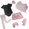 TeamsonUS Sophia's Complete Ballet Leotard And Sweater Set For 18" Dolls, Light Pink Kids