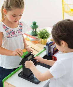 TeamsonUS Teamson Kids Cashier Austin Play Market Checkout Counter With 26 Accessories, Green/Natural 17 TeamsonUS Teamson Kids Cashier Austin Play Market Checkout Counter With 26 Accessories, Green/Natural