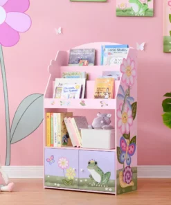 TeamsonUS Fantasy Fields Magic Garden Kids 3-Tier Wooden Bookshelf With Storage, Multicolor 10 TeamsonUS Fantasy Fields Magic Garden Kids 3-Tier Wooden Bookshelf With Storage, Multicolor
