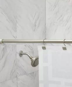 TeamsonUS Teamson Home Stratford Shin Shower Hooks, Set Of 12, Chrome