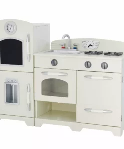 TeamsonUS Teamson Kids - Little Chef Fairfield Retro Play Kitchen - Ivory