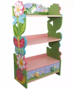 TeamsonUS Fantasy Fields Magic Garden Wooden Bookshelf With Storage Drawers, Multicolor Kids 8 TeamsonUS Fantasy Fields Magic Garden Wooden Bookshelf With Storage Drawers, Multicolor Kids