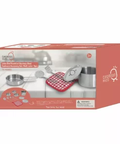 TeamsonUS Teamson Kids 11 Piece Little Chef Frankfurt Stainless Steel Cooking Accessory Set 14 TeamsonUS Teamson Kids 11 Piece Little Chef Frankfurt Stainless Steel Cooking Accessory Set