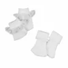 TeamsonUS Sophia's Ribbed Fold Over Cuff Crew Socks For 18" Dolls, White Kids