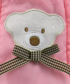 TeamsonUS Sophia's Polar Bear Bunting Snowsuit With Attached Mittens And Hood For 15' Dolls, Pink Kids 9 TeamsonUS Sophia's Polar Bear Bunting Snowsuit With Attached Mittens And Hood For 15' Dolls, Pink Kids